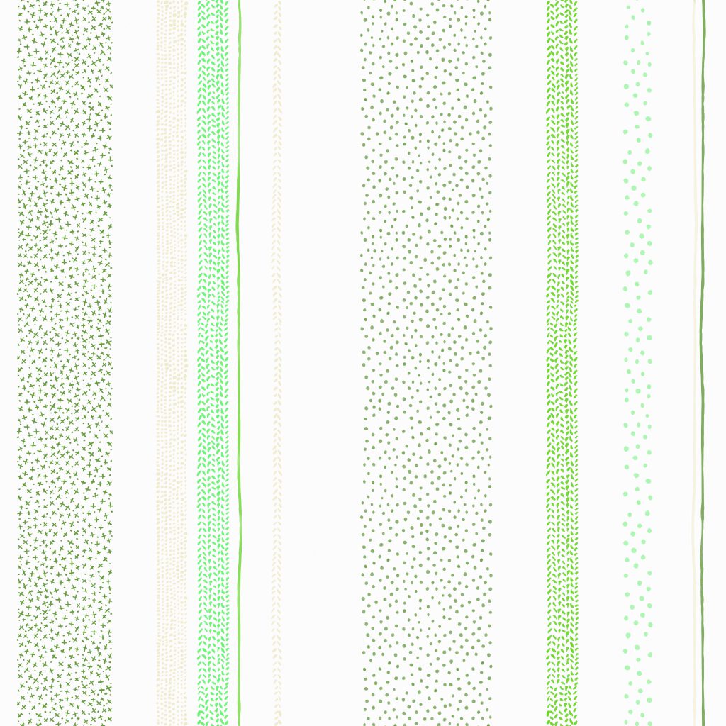 Papel de Parede Listrado Verde Claro - Ref: 3616