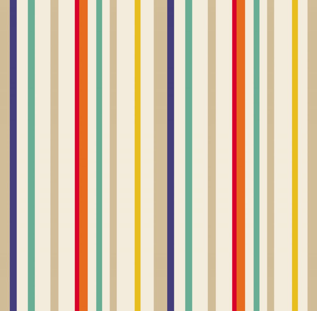 Papel de Parede listrado colorido - Ref: 6204