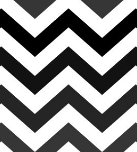 Papel de Parede Chevron preto e branco - Ref: 6236