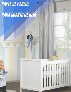 papel de parede para quarto de bebe