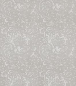 Papel de Parede arabesco floral cinza