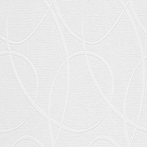 Papel de Parede circulos ovais branco 5379-10