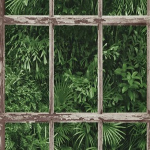Papel de Parede janela floresta 6373-07