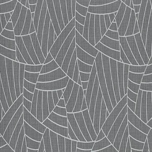 Papel de parede folhas cinza escuro 5427-15