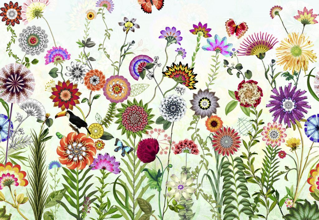 Painel Fotográfico com imagens de Flores e Flora | Ref: 8-200