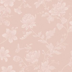 Papel de Parede Flores Rosa - Ref: 4128