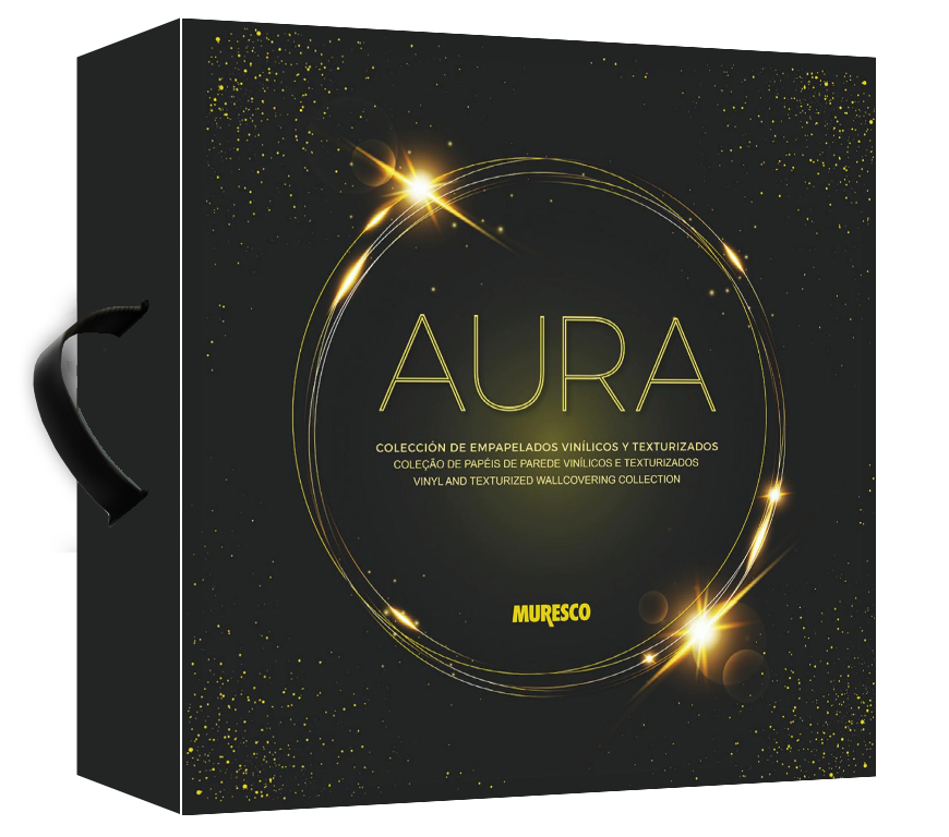 Catalogo da Coleção de papel de parede Aura - Muresco