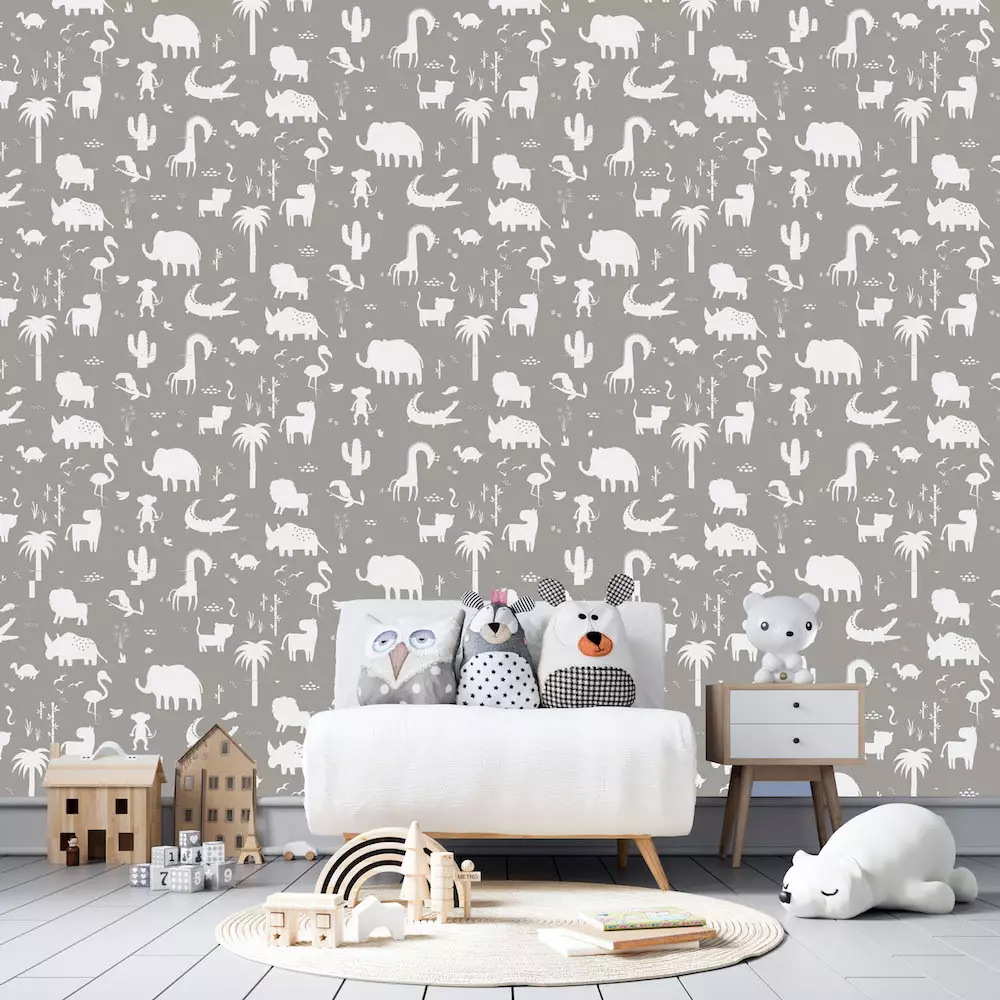 Papel de Parede Safari Bege 5629-2
