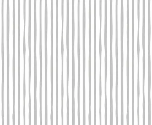 Papel de Parede Listrado cores Cinza e Branco.
