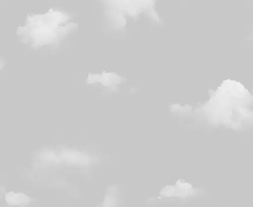Papel de Parede Nuvenzinha cor cinza e branco.