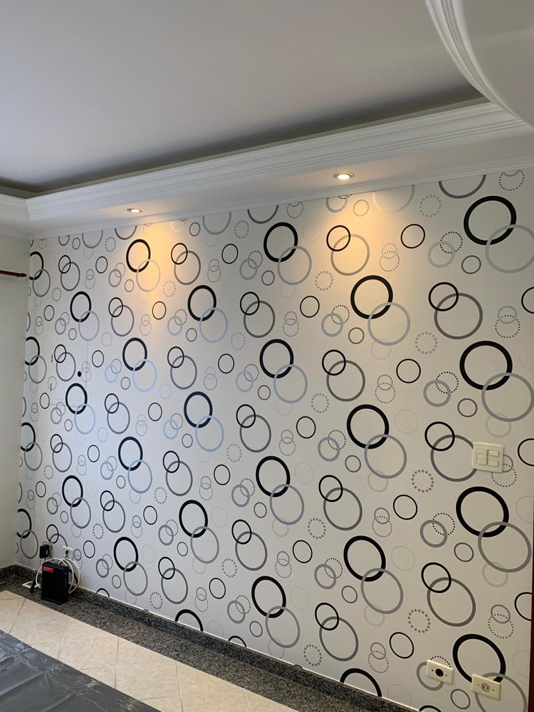 Papel de Parede Geométrico para Sala