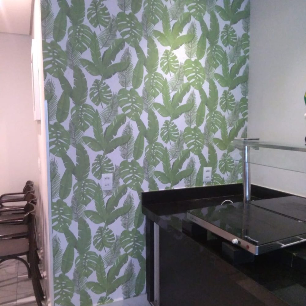 Papel de Parede Folhagem