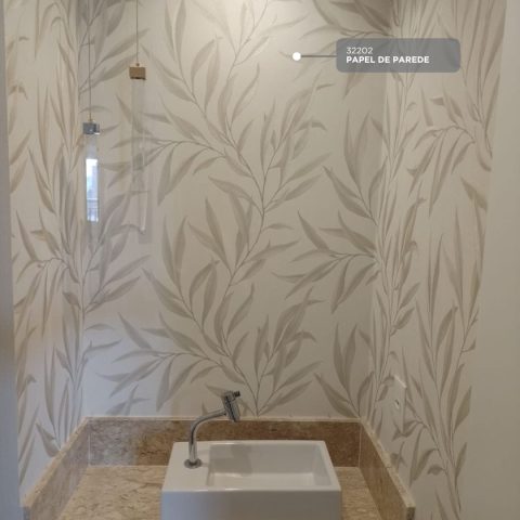 Papel de Parede Folhagem