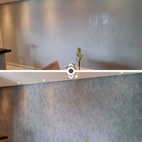 Papel de Parede antes x depois