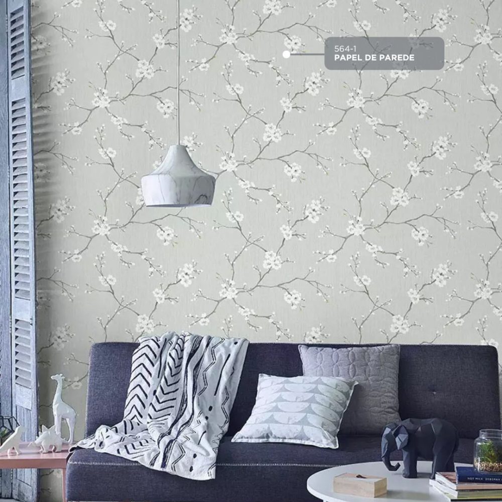 Papel de Parede para Sala Cerejeira