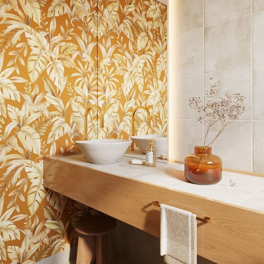 Papel de Parede Folhagem