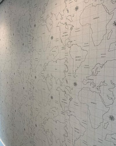 Papel de parede Mapa-múndi - Tropical 8636-1
